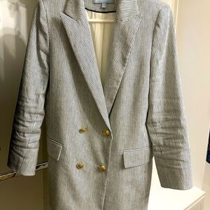 Antonio Melani Riviera Double breasted seersucker blazer